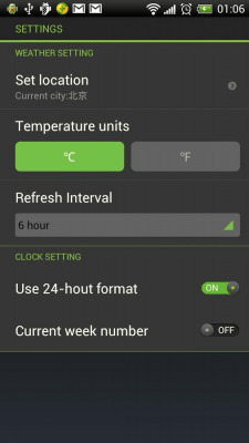 Capture d'écran de l'application EZ Clock & Weather Widget - #2