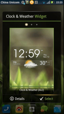 Capture d'écran de l'application EZ Clock & Weather Widget - #3