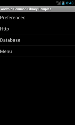 Capture d'écran de l'application Android Common Library - #5