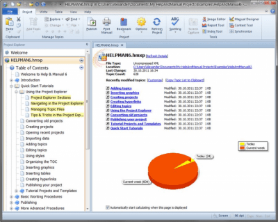 Capture d'écran de l'application Help+Manual - #4