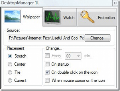 Capture d'écran de l'application DesktopManager - #1