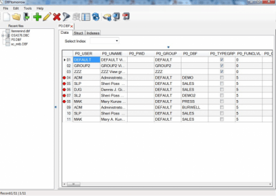 Capture d'écran de l'application DBFtomorrow - #3