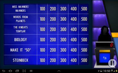 Capture d'écran de l'application Votre jeu (Jeopardy!) - #6