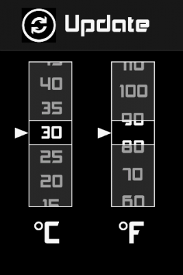 Capture d'écran de l'application Thermomètre gratuit - #1