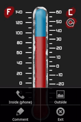 Capture d'écran de l'application Thermomètre classique - #2