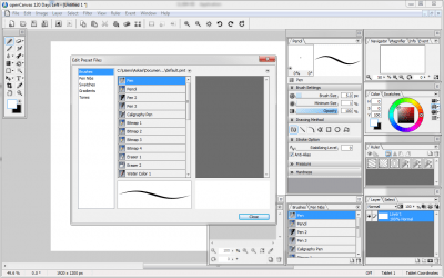 Capture d'écran de l'application openCanvas - #4