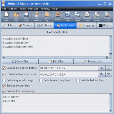Capture d'écran de l'application String-O-Matic - #5