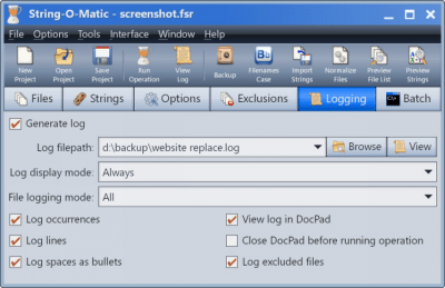 Capture d'écran de l'application String-O-Matic - #6