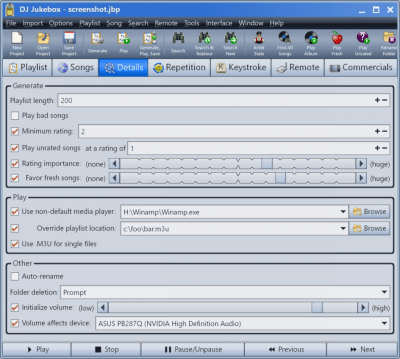 Capture d'écran de l'application DJ Jukebox - #3