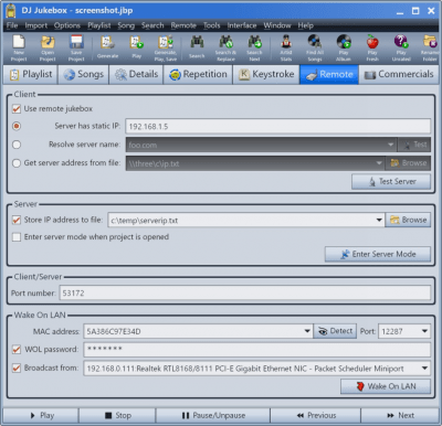 Capture d'écran de l'application DJ Jukebox - #6