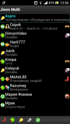 Capture d'écran de l'application Jimm Multi (beta) - #6