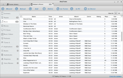 Capture d'écran de l'application AnyTrans - #3