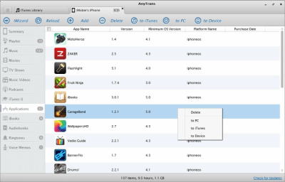 Capture d'écran de l'application AnyTrans - #4