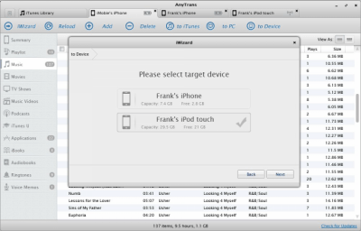 Capture d'écran de l'application AnyTrans - #6