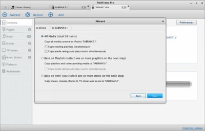 Capture d'écran de l'application PodTrans Pro - #6