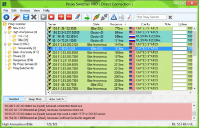 Capture d'écran de l'application Proxy Switcher Standard - #2