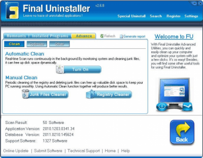 Capture d'écran de l'application Final Uninstaller - #4