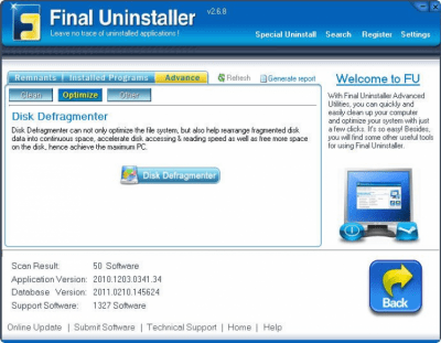 Capture d'écran de l'application Final Uninstaller - #5