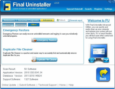 Capture d'écran de l'application Final Uninstaller - #6