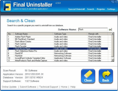 Capture d'écran de l'application Final Uninstaller - #8
