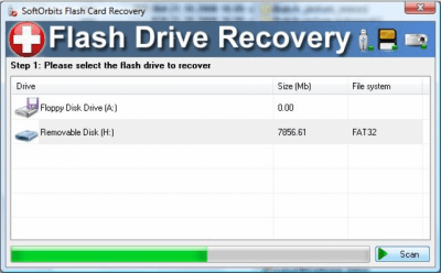 Capture d'écran de l'application SoftOrbits Flash Drive Recovery - #1